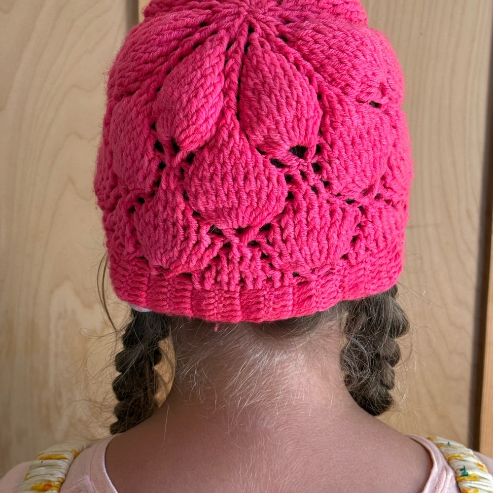 Pink Knit Beanie